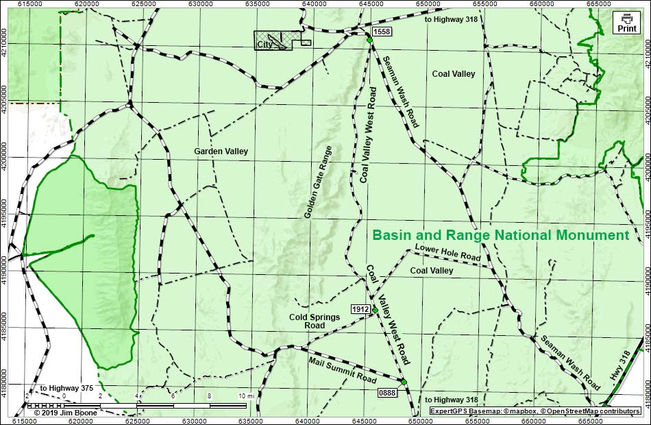 Coal Valley West Road Map