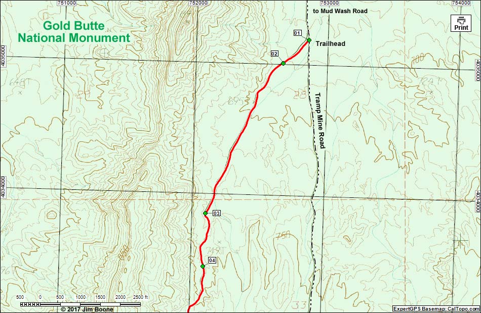 Bauer Mine Map