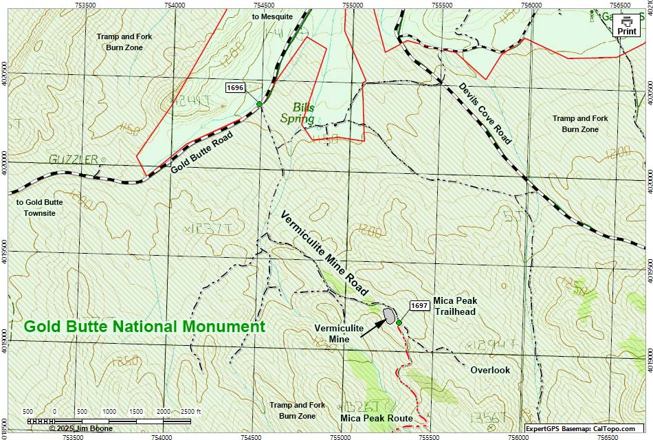 Vermiculite Mine Road