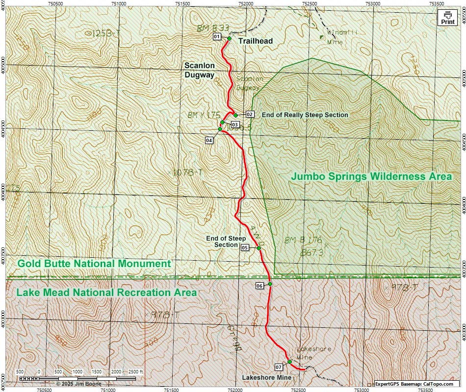 scanlon dugway map
