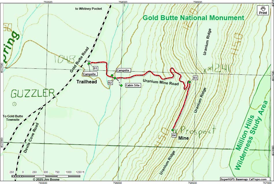 Uranium Mine Map