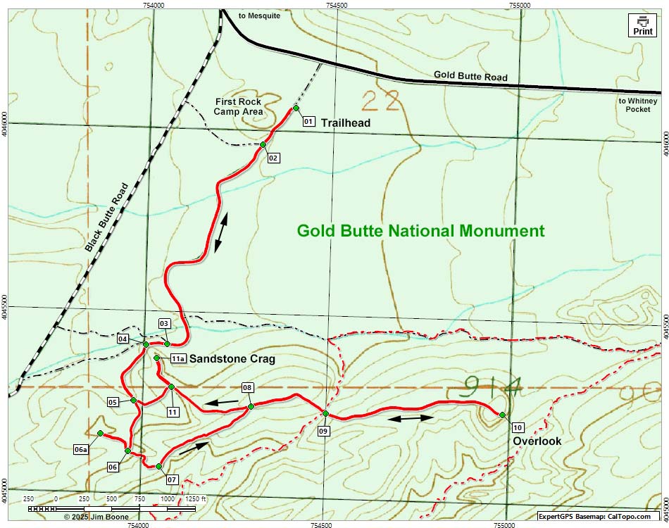 Whitney Pocket Overloook Trail