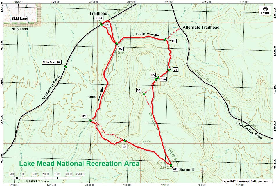 Ireteba Wash Map