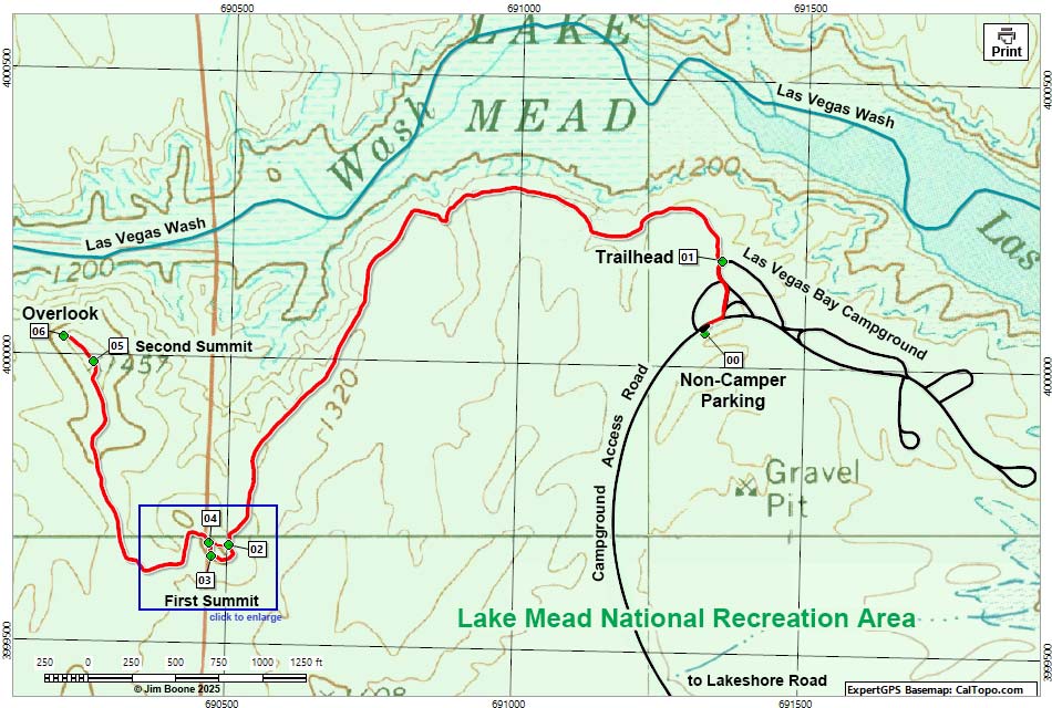 Bluff Trail Map