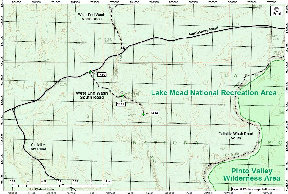 West End Road - North Map