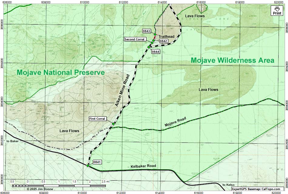 Aiken Mine Road Map