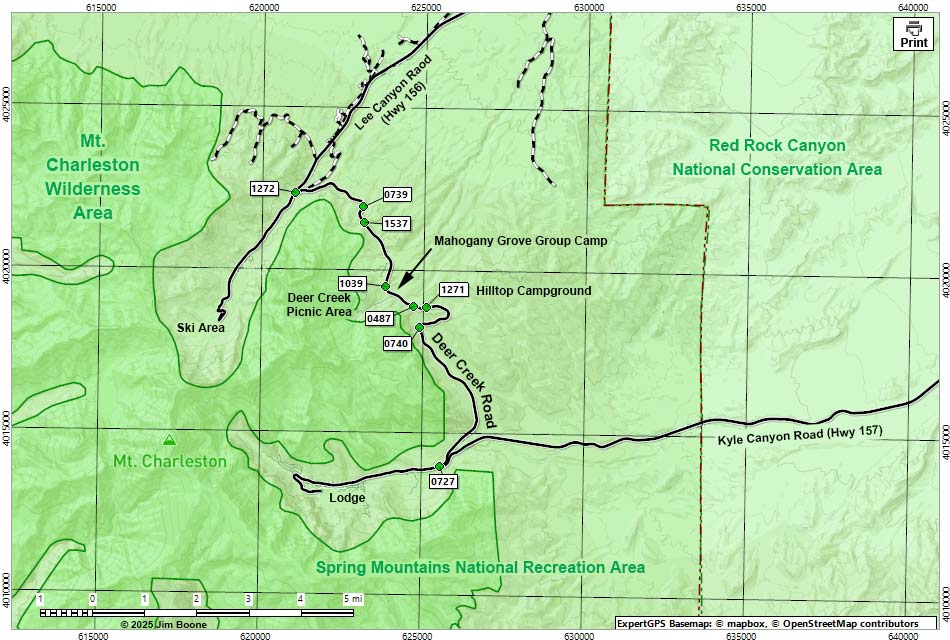 Deer Creek Road Map