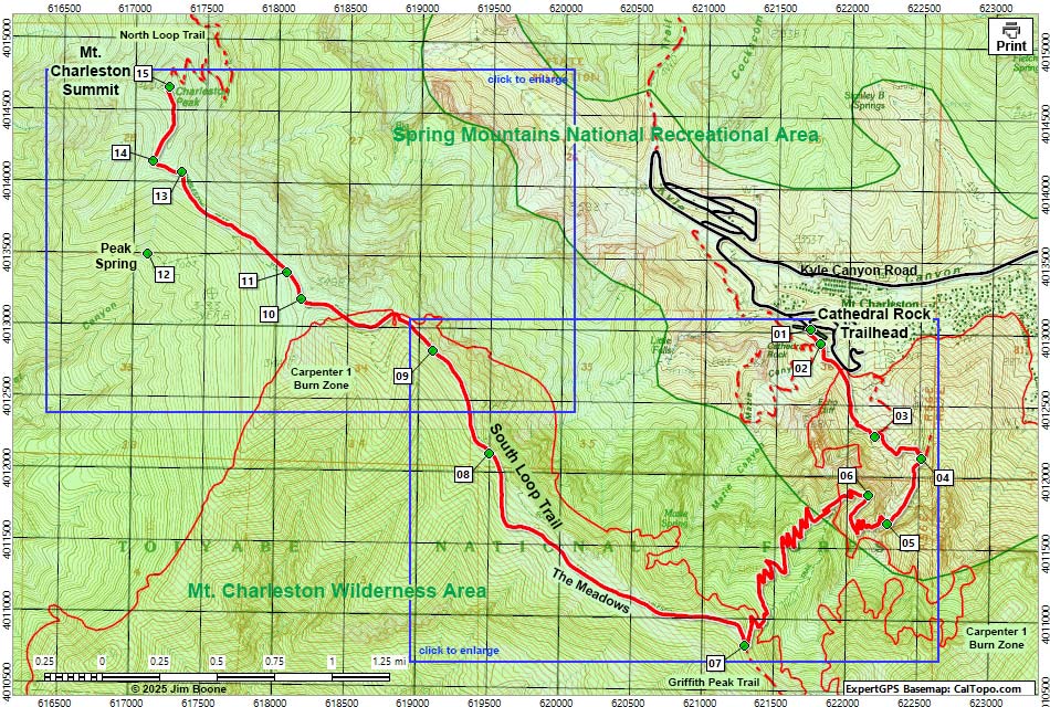 South Loop Trail Map