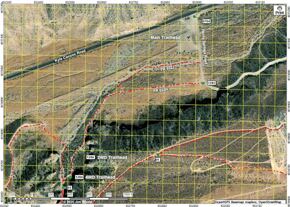 Trailhead Map