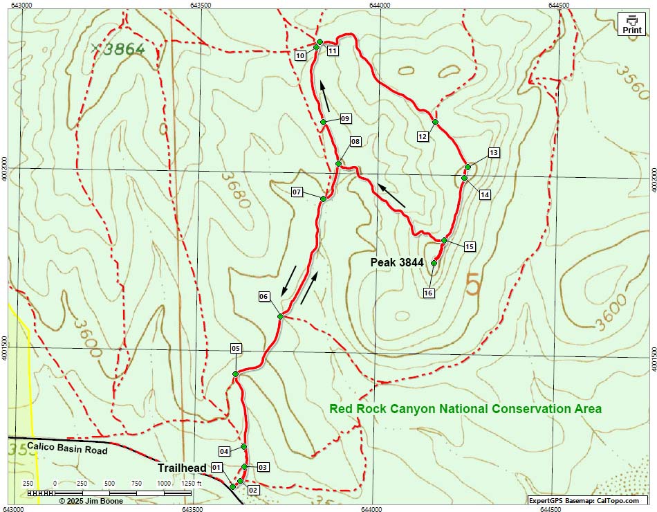 Peak 3844 Loop