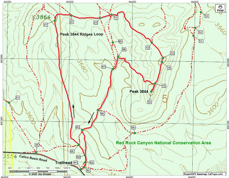Peak 3844 Loop