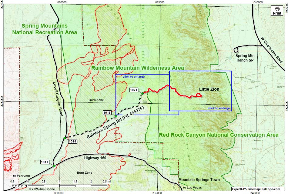 Little Zion Road Map
