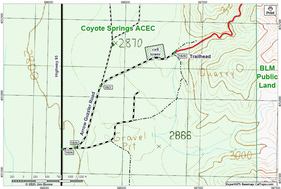 Arrow Guzzler Road Map