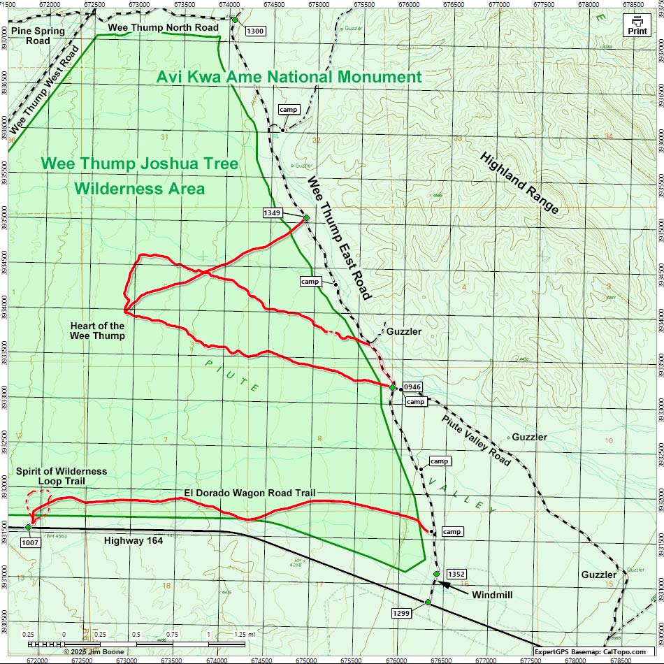 Wee Thump East Road Map