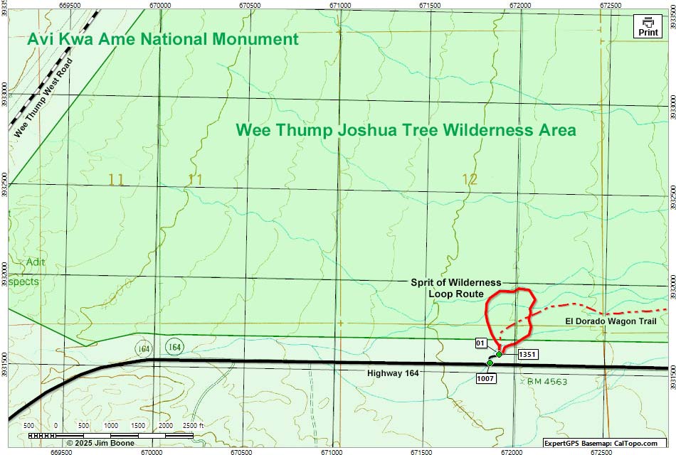 Wee Thump Joshua Tree Wilderness Area
